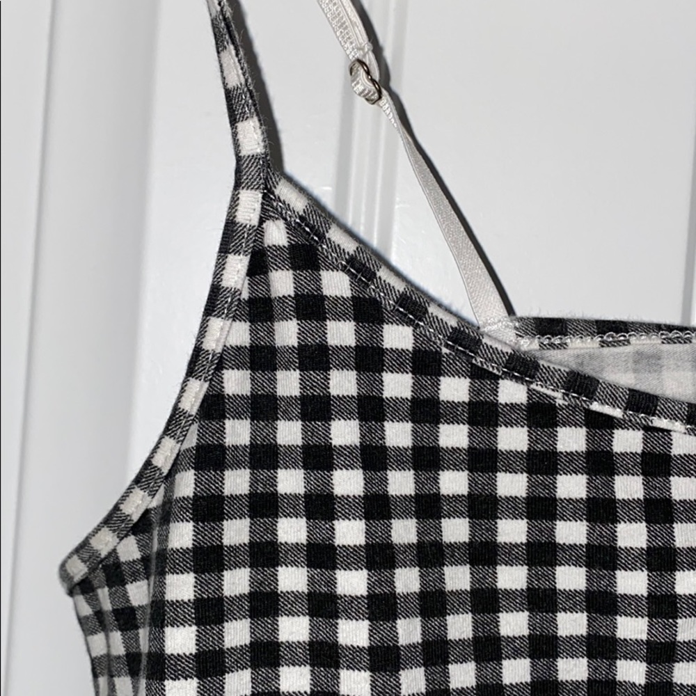 Simons Checkered Tank Top - Picture 2 of 2